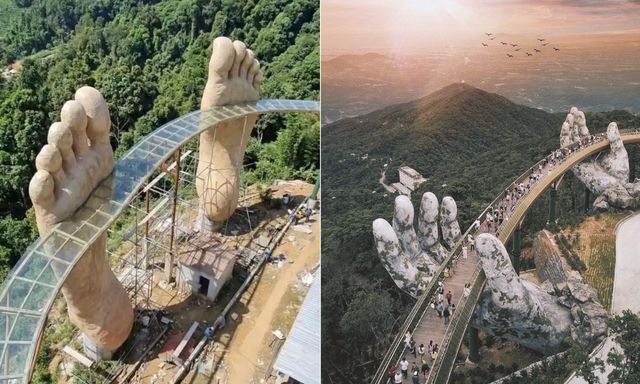 Thực hư về bức ảnh cây cầu Bàn Chân - “đối thủ” của cầu Vàng vừa xuất hiện đang khiến cả MXH hoang mang không thôi