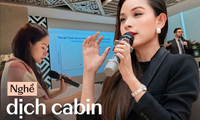 Nữ phiên dịch viên Việt làm nghề 