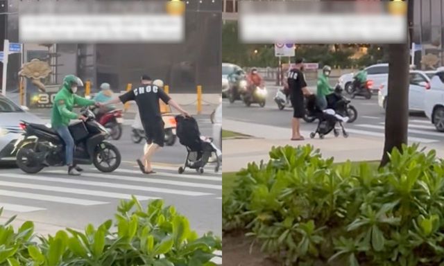 Thấy khách Tây run rẩy giữa dòng xe cộ, tài xế Việt có pha xử lý 