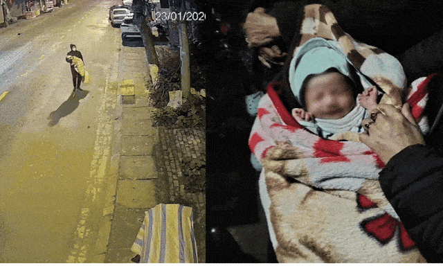 Bé sơ sinh bị bỏ rơi ở vỉa hè giữa thời tiết lạnh cắt da cắt thịt 10 độ C: Camera tiết lộ hành động phẫn nộ của người phụ nữ