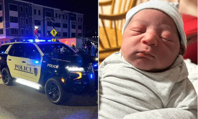 Cảnh sát giúp sản phụ sinh con ngay trong xe hơi