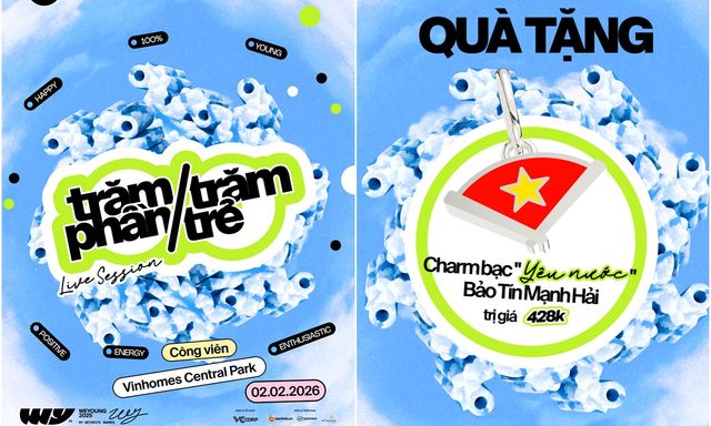 Thu thập dấu mộc cho cuốn hộ chiếu “quyền năng”: Bật mí cách nhận charm bạc giá trị từ Bảo Tín Mạnh Hải ngay tại “Trăm Phần Trăm Trẻ” Live Session!