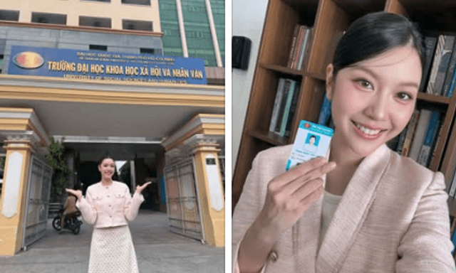 Phát hiện nàng Hậu tốt nghiệp đại học ở tuổi 30 đang tiếp tục học lên thạc sĩ 