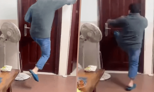 110 triệu người sững sờ trước clip người cha nổi cơn thịnh nộ, đá mạnh cửa phòng chỉ vì con gái lau tóc bằng giấy ăn