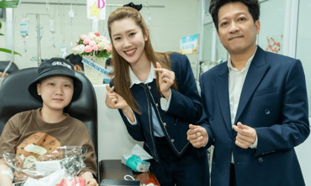 Trường Giang ghi điểm 