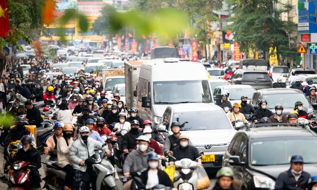 Chính thức nghỉ Tết: Ùn tắc bủa vây khắp cửa ngõ Hà Nội, nhiều tuyến đường 