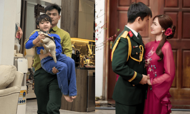 Vừa công khai Hoà Minzy đã muốn có 5 đứa con, chồng Đại uý đáp một câu cực uy tín