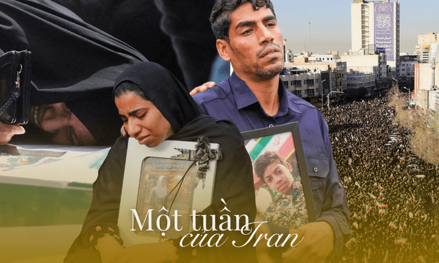 Chùm ảnh: Nhìn lại một tuần Iran chìm trong cuộc xung đột 