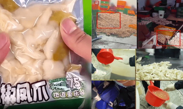 Bên trong xưởng sản xuất chân gà 