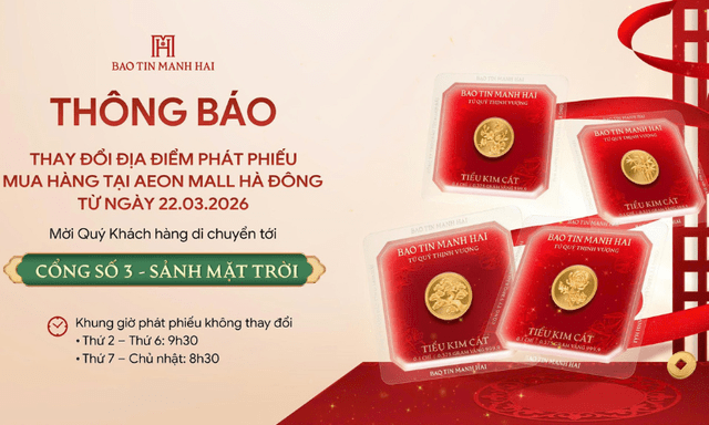 Bảo Tín Mạnh Hải thông báo gấp tối thứ 7