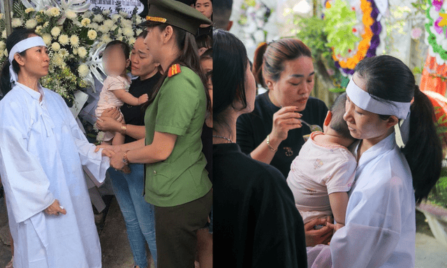 Căn nhà nhỏ ngày tang lễ của Thiếu tá hy sinh trong vụ 