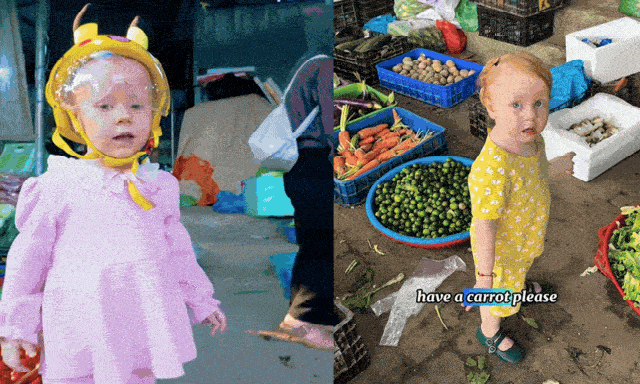 Em bé Tây đi chợ ở Đà Nẵng hút 2 triệu view: Danh tính bất ngờ!