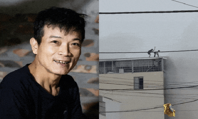 Gặp nhóm thợ xây hóa 