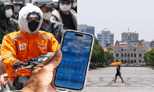 Toàn cảnh TP.HCM trong đợt nắng nóng đỉnh điểm: Tài xế công nghệ kể chuyện “rát mặt như bị tạt muối”