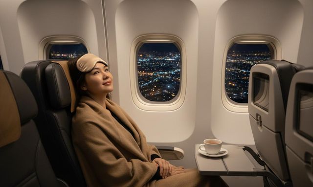 Lời khuyên cho những ai có chuyến bay đêm