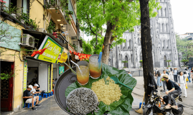 Diện mạo khác lạ của phố trà chanh Nhà thờ Lớn 