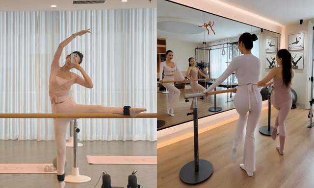  Con dâu cựu chủ tịch, “phó giám đốc” trong phim Việt để lộ ảnh trong phòng tập: Giàu, đẹp, vẫn kỷ luật 