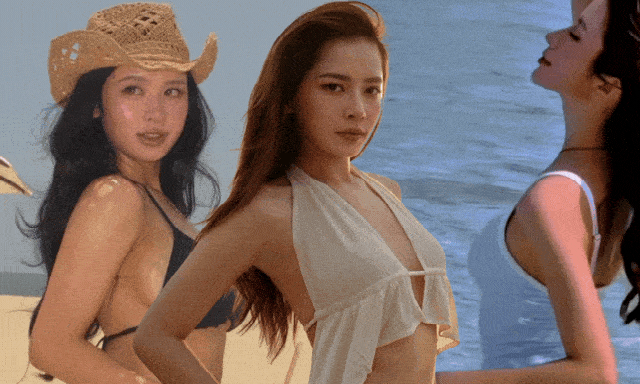 Hàn Hằng, Huyền Baby, Chi Pu và cuộc đọ sắc trên biển 