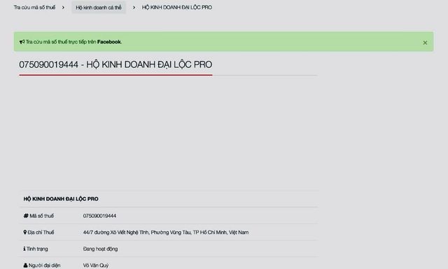 Ai từng đóng tiền, nhập hàng tại Công ty Đại Lộc Pro cần sớm liên hệ Công an