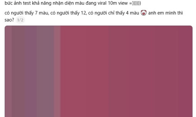 “Bức ảnh đếm màu đang viral với 10 triệu view”: Đáp án cuối cùng là gì?