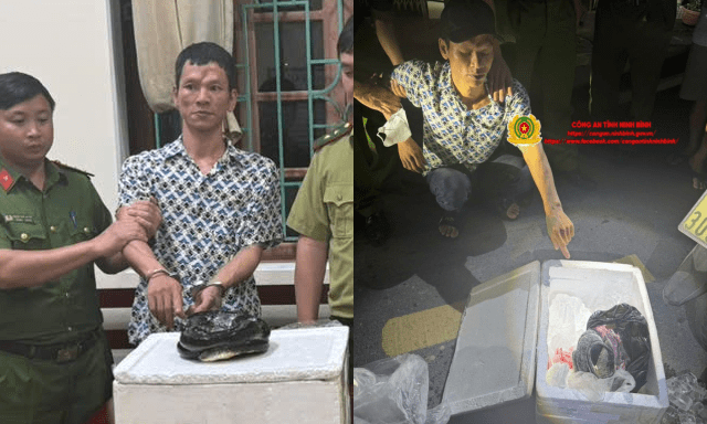 Người đàn ông SN 1987 chở thùng xốp bí ẩn trên xe máy, công an kiểm tra, phát hiện thứ khiến ai cũng rùng mình