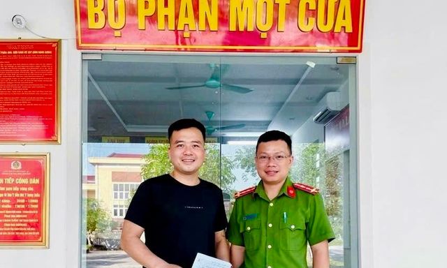 Chuyển khoản 400 triệu đồng đến tài khoản Vietcombank mang tên Nguyễn Trọng Hiệp, người đàn ông Nghệ An phải trình báo công an 
