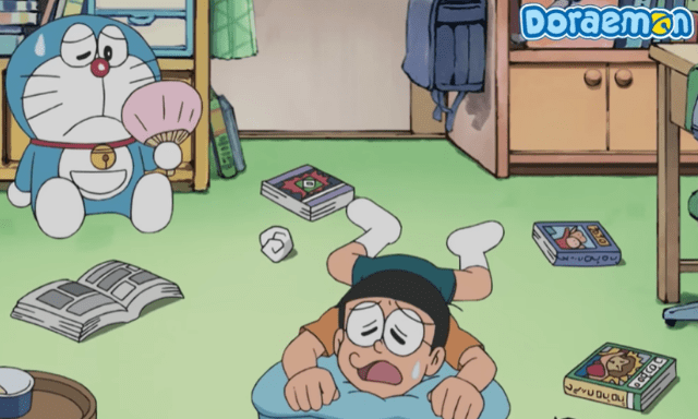 56 năm trước Doraemon đã có cách chống nắng nóng mà bây giờ người bình thường cũng có thể áp dụng được ngay tại nhà
