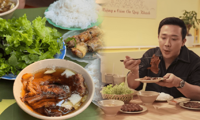 Quán bún chả bán 36 năm ở phố Yên Phụ được Trấn Thành khen “hàng ngon nhất từng ăn”, gia đình Salim cũng mê tít