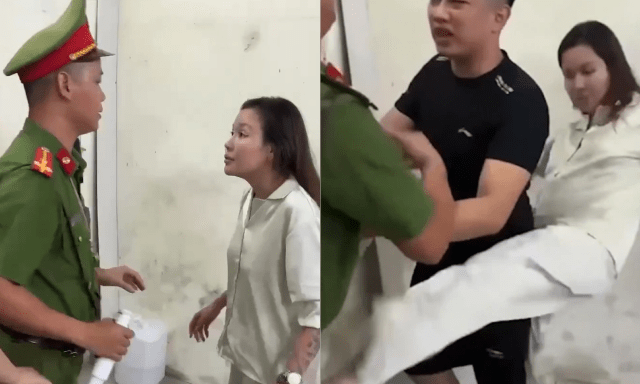 Chân dung người phụ nữ chửi bới, hành hung chiến sĩ công an: Từng có tiền án về môi giới mại dâm