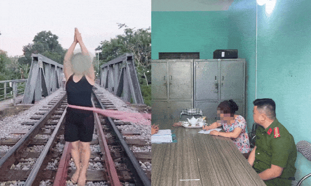 Vô tư tập lắc vòng trên đường ray tàu hỏa, người phụ nữ SN 1979 ở Lạng Sơn bị xử lý