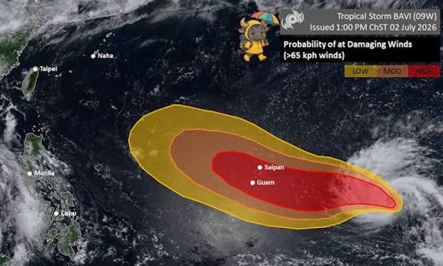 Bão Ba Vì vừa xuất hiện: Có thể trở thành siêu bão trong tuần này, đạt sức gió tới 260 km/h