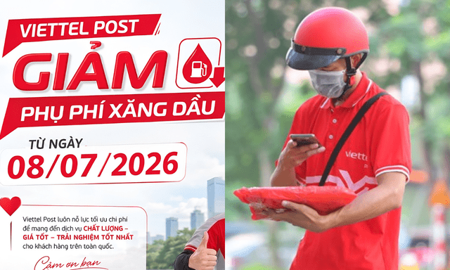Thông báo điều chỉnh mức phụ phí xăng dầu đến tất cả người dùng dịch vụ Viettel Post, Giao Hàng Tiết Kiệm, Vietnam Post 