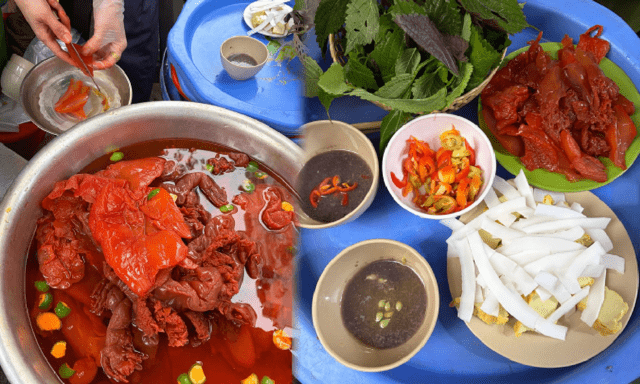 Đặc sản người Hà Nội nào cũng ăn nhưng không làm tại đây, màu đỏ không phải thật và chỉ có đúng một mùa trong năm 