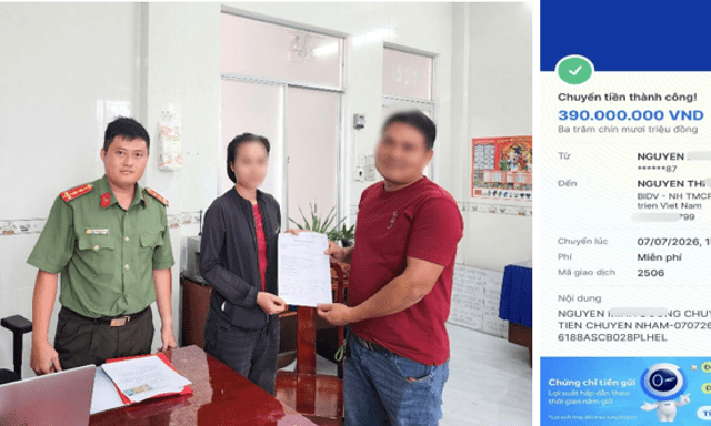 Chuyển khoản thành công 390 triệu đồng, người phụ nữ hoang mang vì không xác định được người nhận: Công an vào cuộc xác minh 
