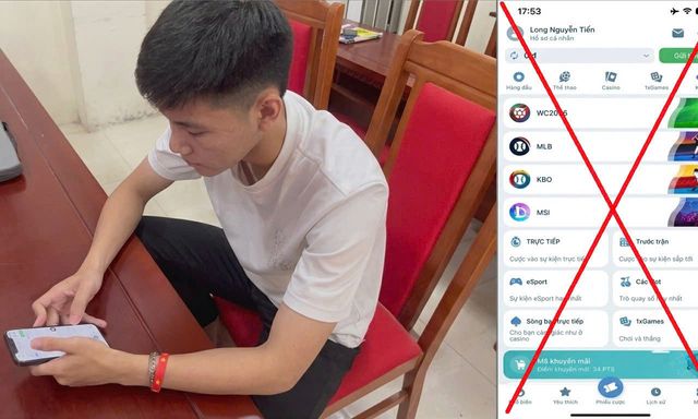 Điều tra 17 lượt giao dịch qua MBBank trên trang 1xbet, Nguyễn Tiến Long SN 2007 bị triệu tập