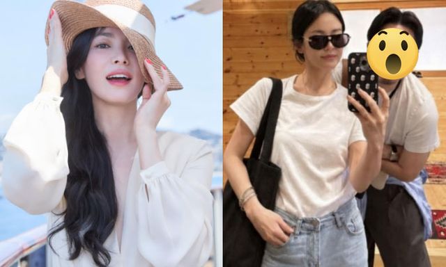 Song Hye Kyo công khai diện đồ đôi với 1 người đàn ông lạ?