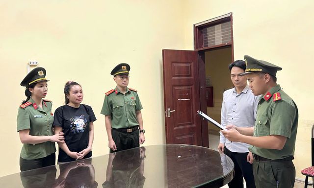 Thi hành lệnh bắt tạm giam Hà Thị Thu Hiền SN 1992