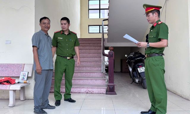 Khởi tố quản lý Nguyễn Quang Thiều SN 1979