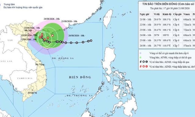 Áp thấp nhiệt đới đã mạnh lên thành bão số 4, những khu vực nào bị ảnh hưởng?