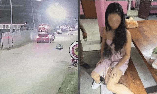 Cô gái Trung Quốc liều mình nhảy khỏi ô tô của nhóm bắt cóc khi xe chạy qua chốt cảnh sát ở Thái Lan