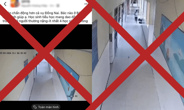Công an Bà Rịa bác tin đồn sai sự thật vụ nam sinh tấn công bạn học