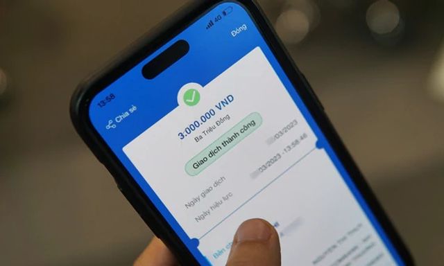 Công an thông báo đến người dân có phát sinh giao dịch chuyển khoản với nội dung sau