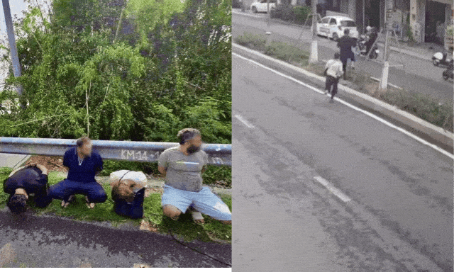 Ghé tiệm vàng lúc 7h07 sáng, 2 người nước ngoài giả vờ nói chuyện, trộm 3 vòng kiềng vàng trị giá 208 triệu đồng: Cảnh sát chặn bắt trên quốc lộ