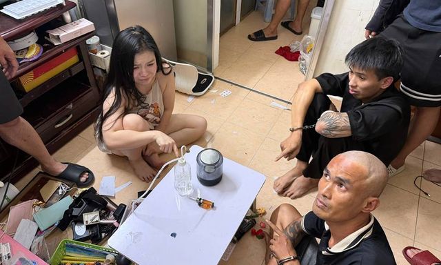 Công an kiểm tra chung cư ở phường Kim Liên lúc 19h, khởi tố Hoàng Lê Trúc Anh SN 1995