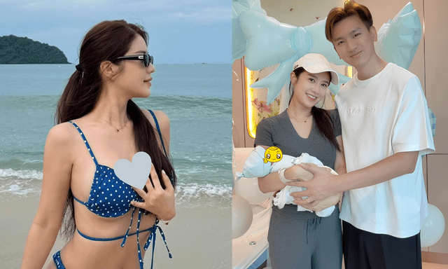 Cựu tiếp viên hàng không nổi tiếng sau khi sinh con thứ 4: Sắc vóc gây chú ý