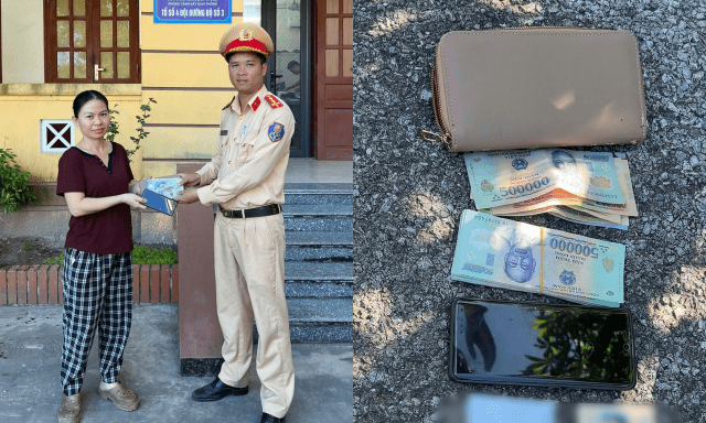 Công an xác minh loạt tờ tiền mệnh giá 20.000 - 500.000 đồng rơi trên đường