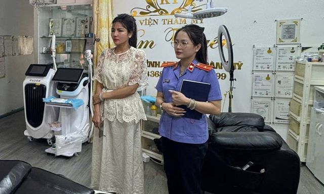 Khởi tố chủ cơ sở thẩm mỹ Nông Thị Tuyến SN 1989