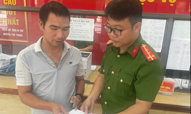 Ông Hoàng Đăng Thúy chuyển khoản 220.000.000 đồng cho anh Phạm Văn Định SN 1982: Công an rà soát giao dịch