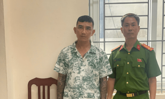Bắt giữ đối tượng truy nã Hoàng Quốc Luân SN 1980