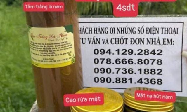 Kiểm tra đột xuất Phòng chẩn trị y học cổ truyền, công an phát hiện 14 thùng chứa sản phẩm mang nhãn “lá nam”